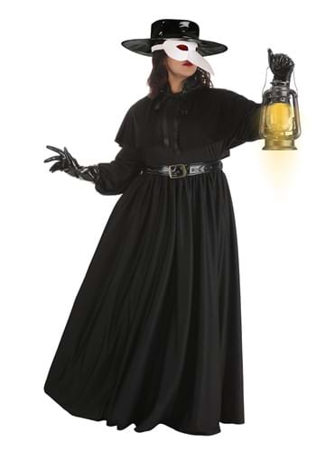 Plus Size Womens Plague Doctor Costume