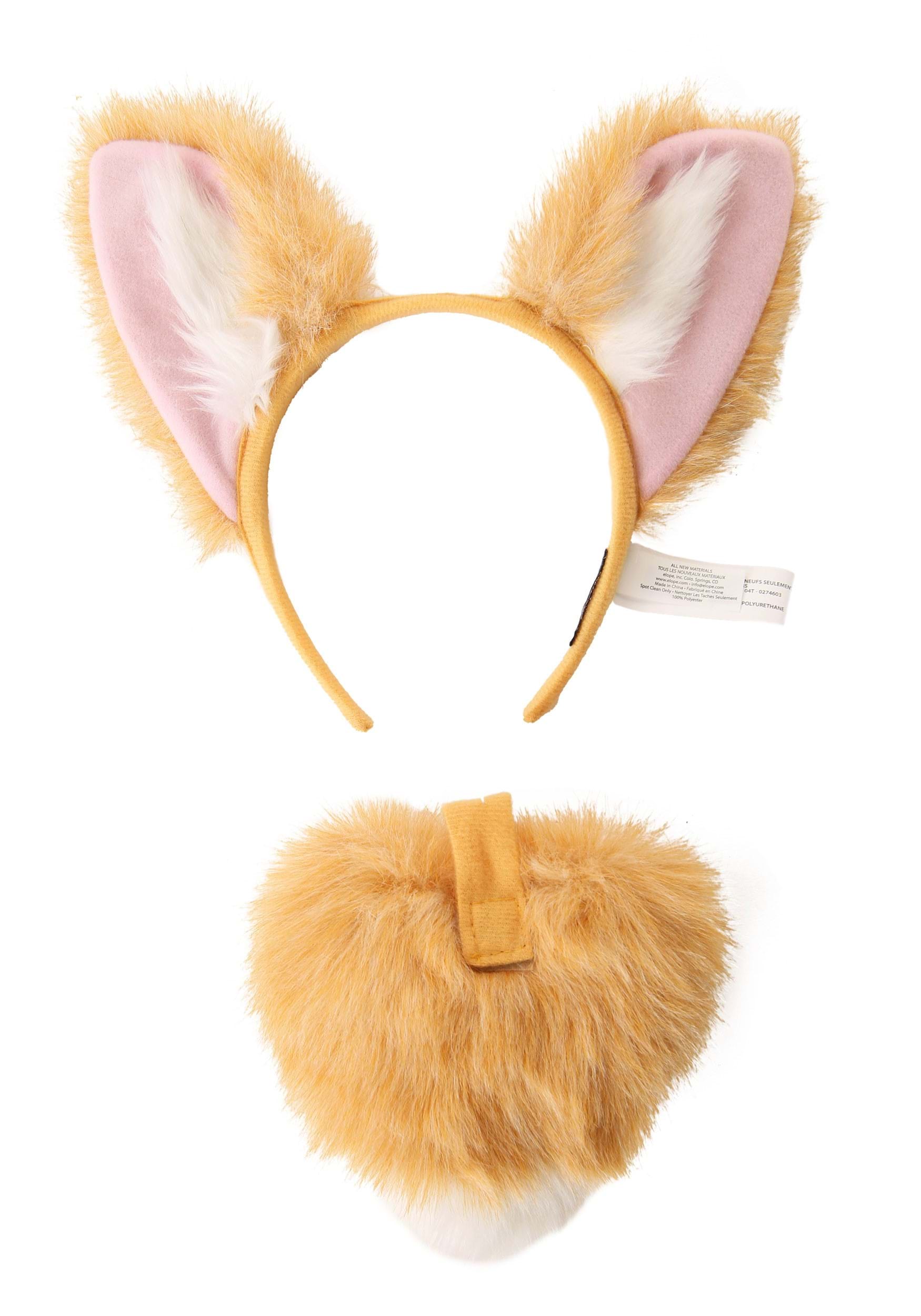 Corgi Ears, Headband & Tail Kit