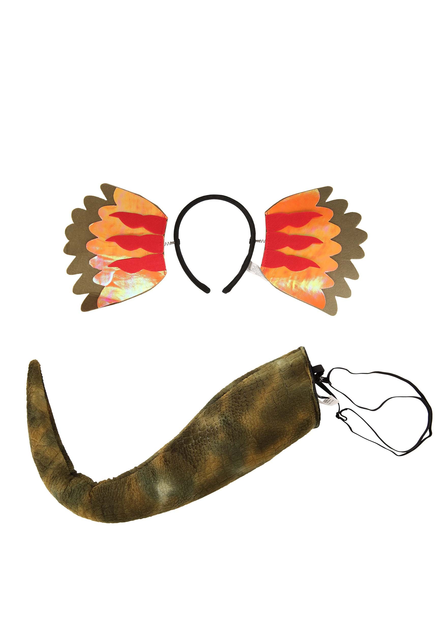 Dilophosaurus Headband & Tail Kit