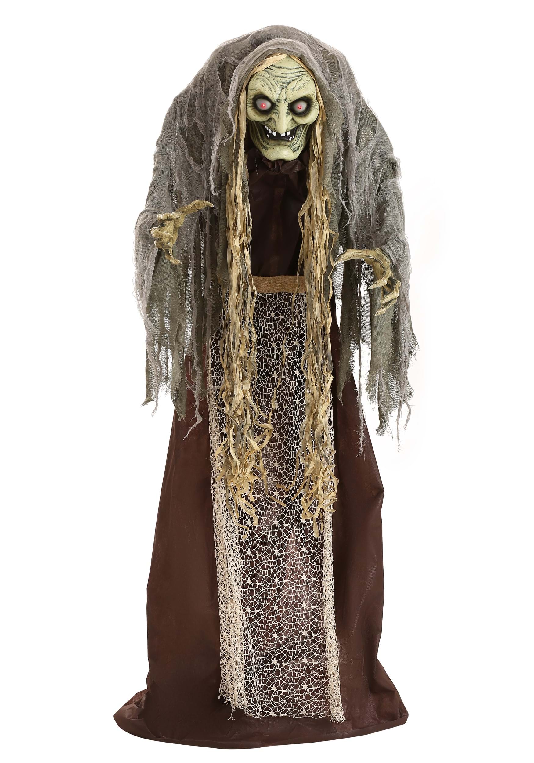UPC 889851198230 product image for 5FT Animatronic Hag the Witch Decoration - Scream Saver | Halloween Animatronics | upcitemdb.com