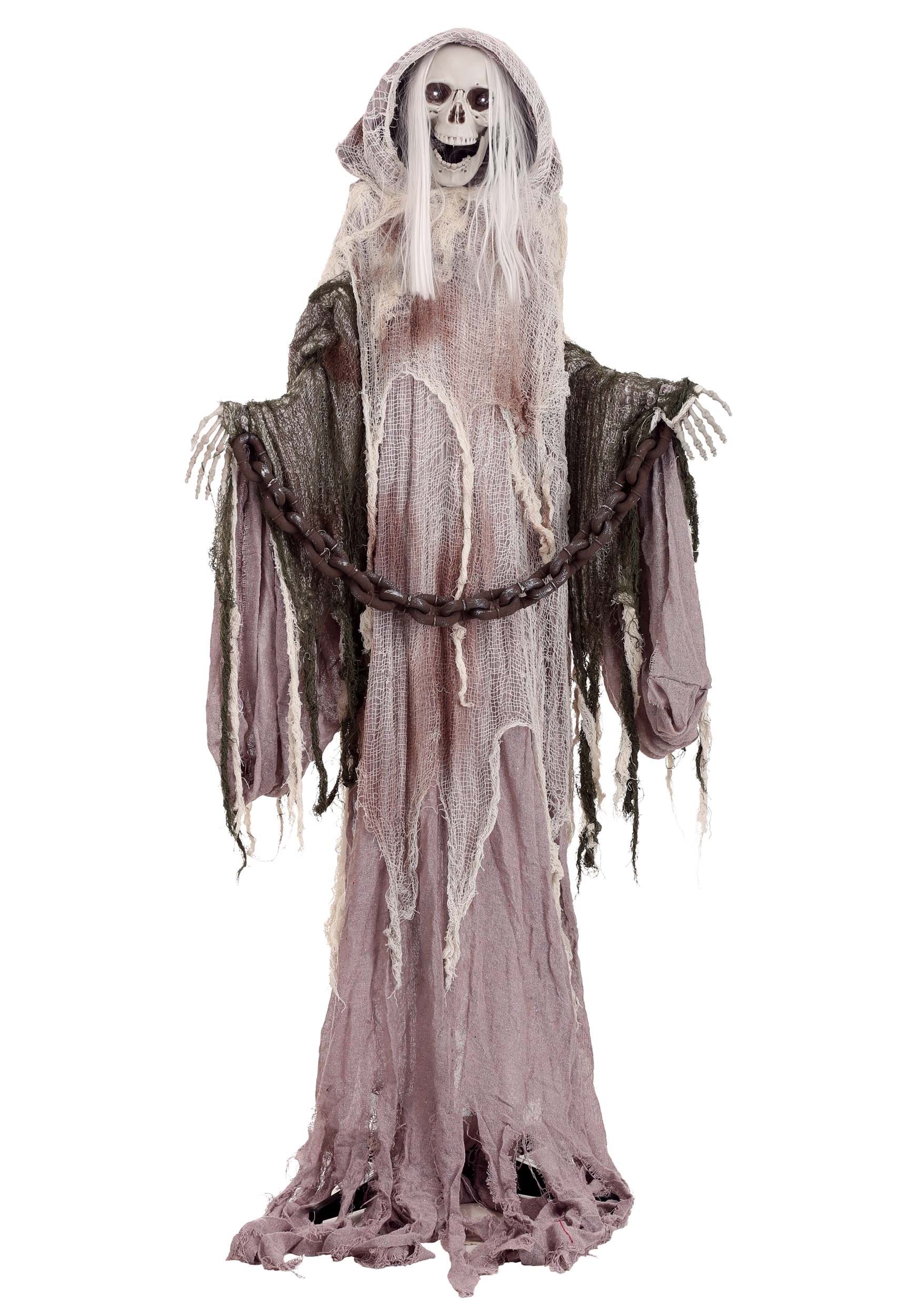 UPC 889851198247 product image for 6FT Animatronic Standing Ghoul Decoration - Scream Saver | Halloween Animatronic | upcitemdb.com