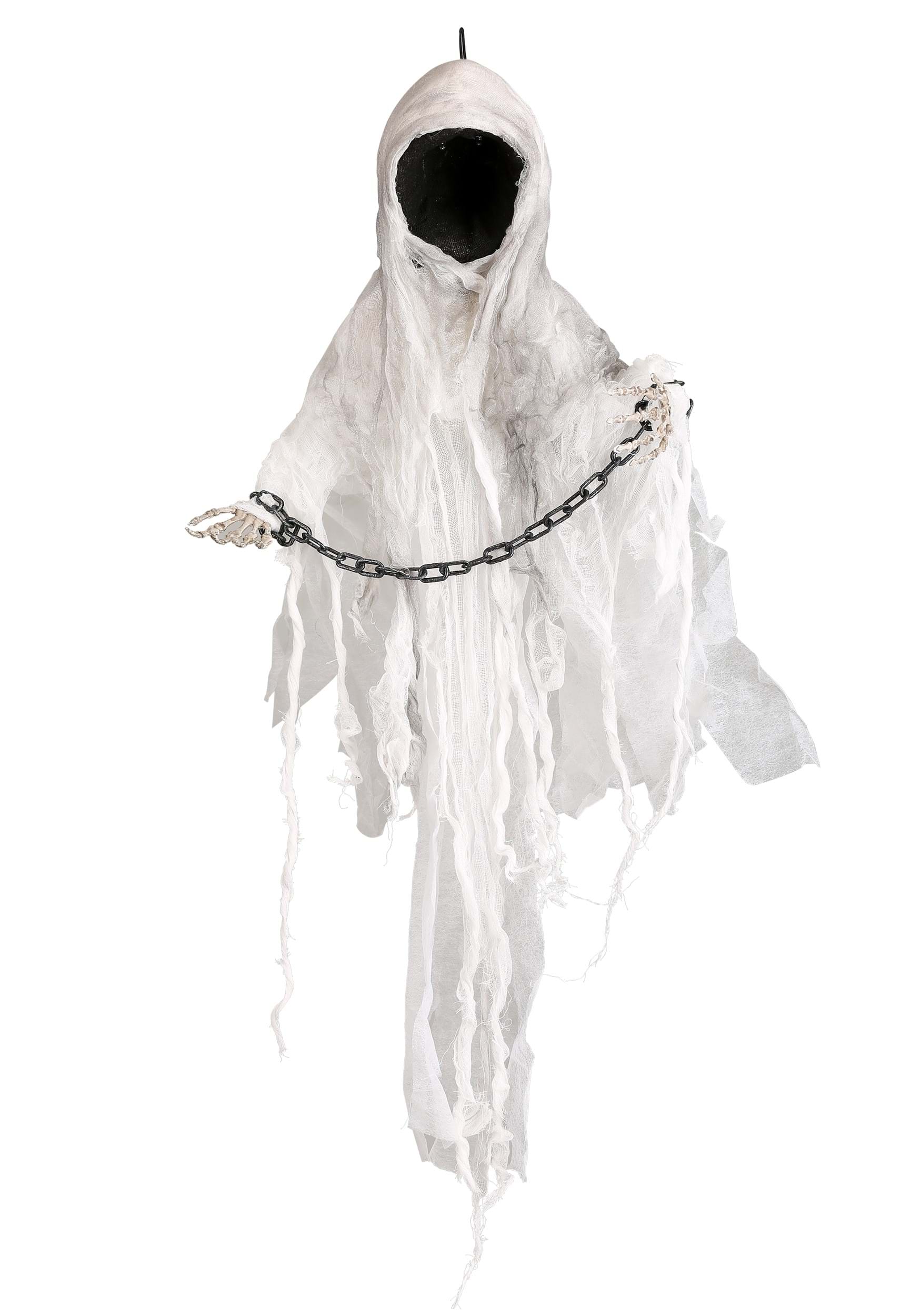 UPC 889851198261 product image for 3FT Hanging Animatronic Faceless Ghost Decoration | Ghost Decorations | upcitemdb.com