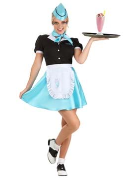 Women's Car Hop Waitress Costume