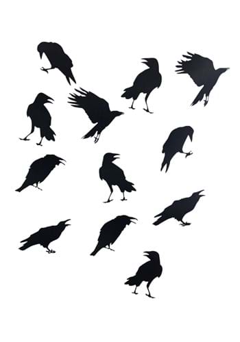 12 Crow Sticker 12 Piece Set