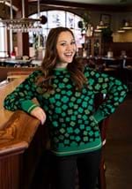 Adult Clovers All-Over Print St Patrick's Sweater-0