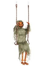 5 Ft Swinging Dead Pumpkin Alt 1