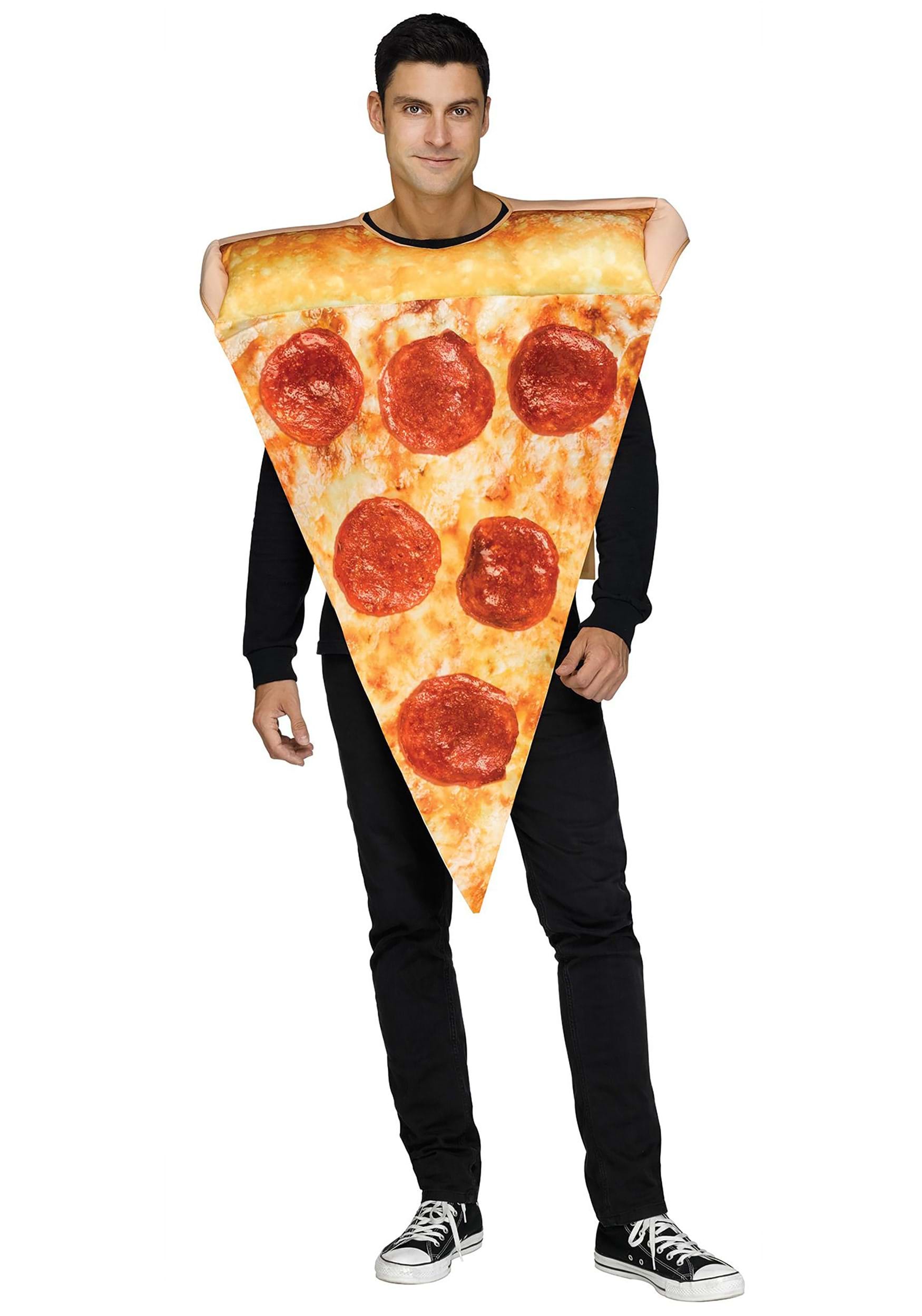 Photoreal Pizza Slice Adult Costume