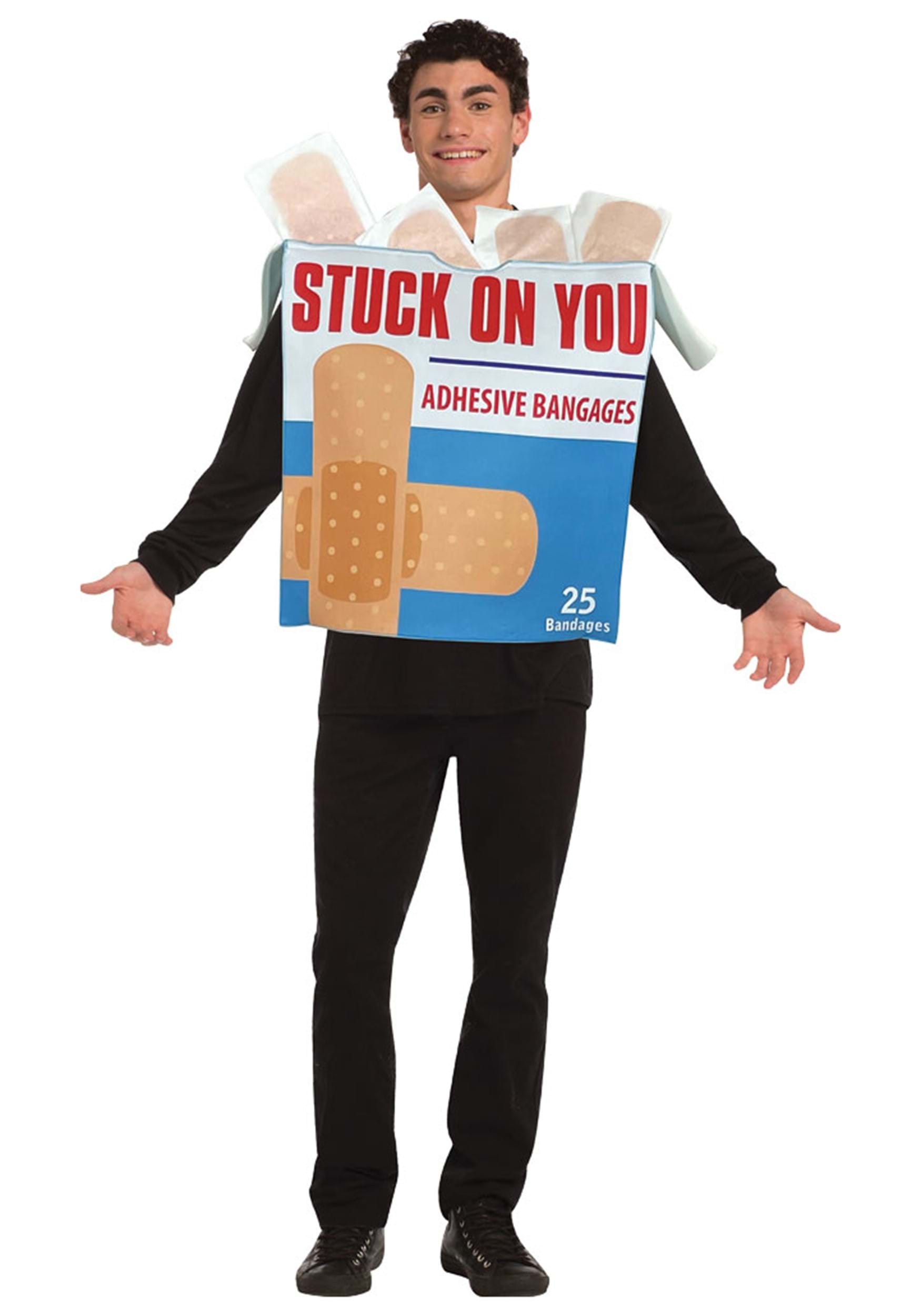 Stuck On You Bandage Box Costume for Adults