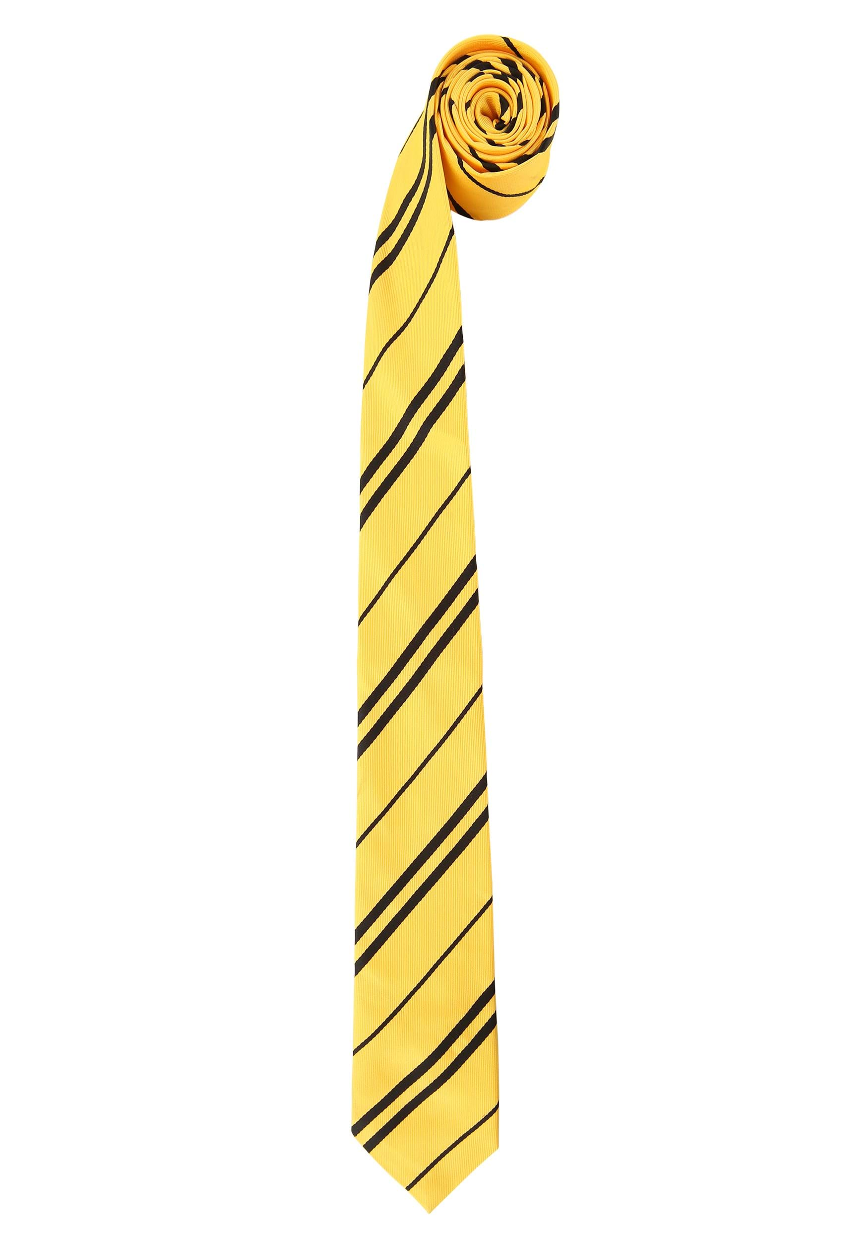 Hufflepuff Basic Necktie From Harry Potter , Harry Potter Accessories