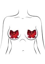 Pastease Holographic Red Bows Pasties Alt 1
