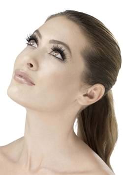 Black Eyelashes with Glue