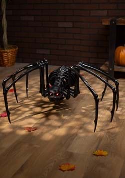 40" Black Skeleton Spider w/Light up Eyes and Timer
