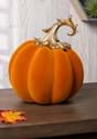 95 Orange Velvet Pumpkin with Gold Filigree Stem