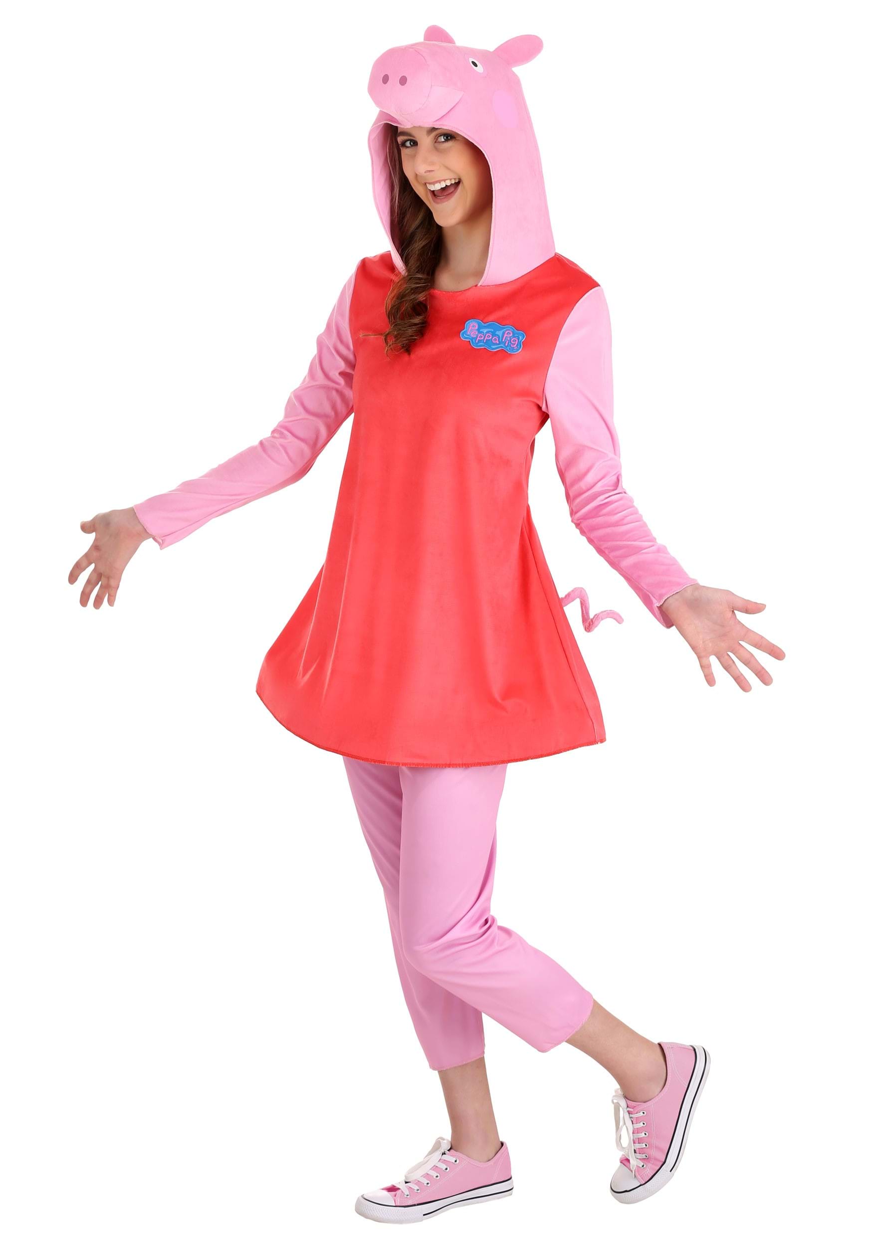 Women's Peppa Pig Adult Deluxe Fancy Dress Costume