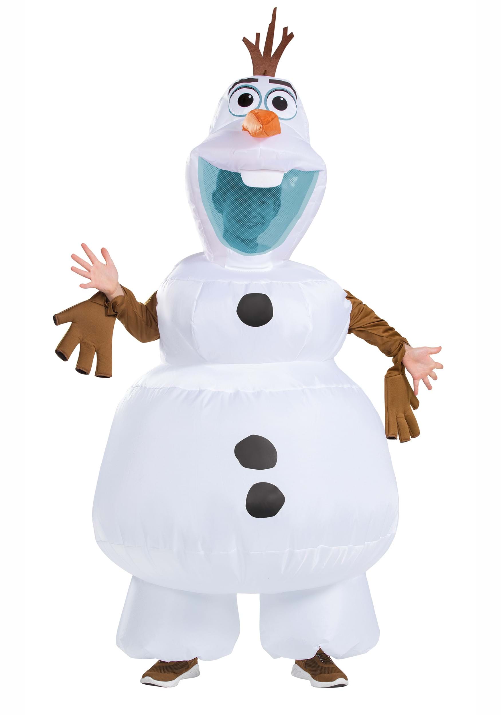 Kids Frozen Olaf Inflatable Fancy Dress Costume