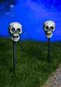 Skull Pathway Lights 4 Piece