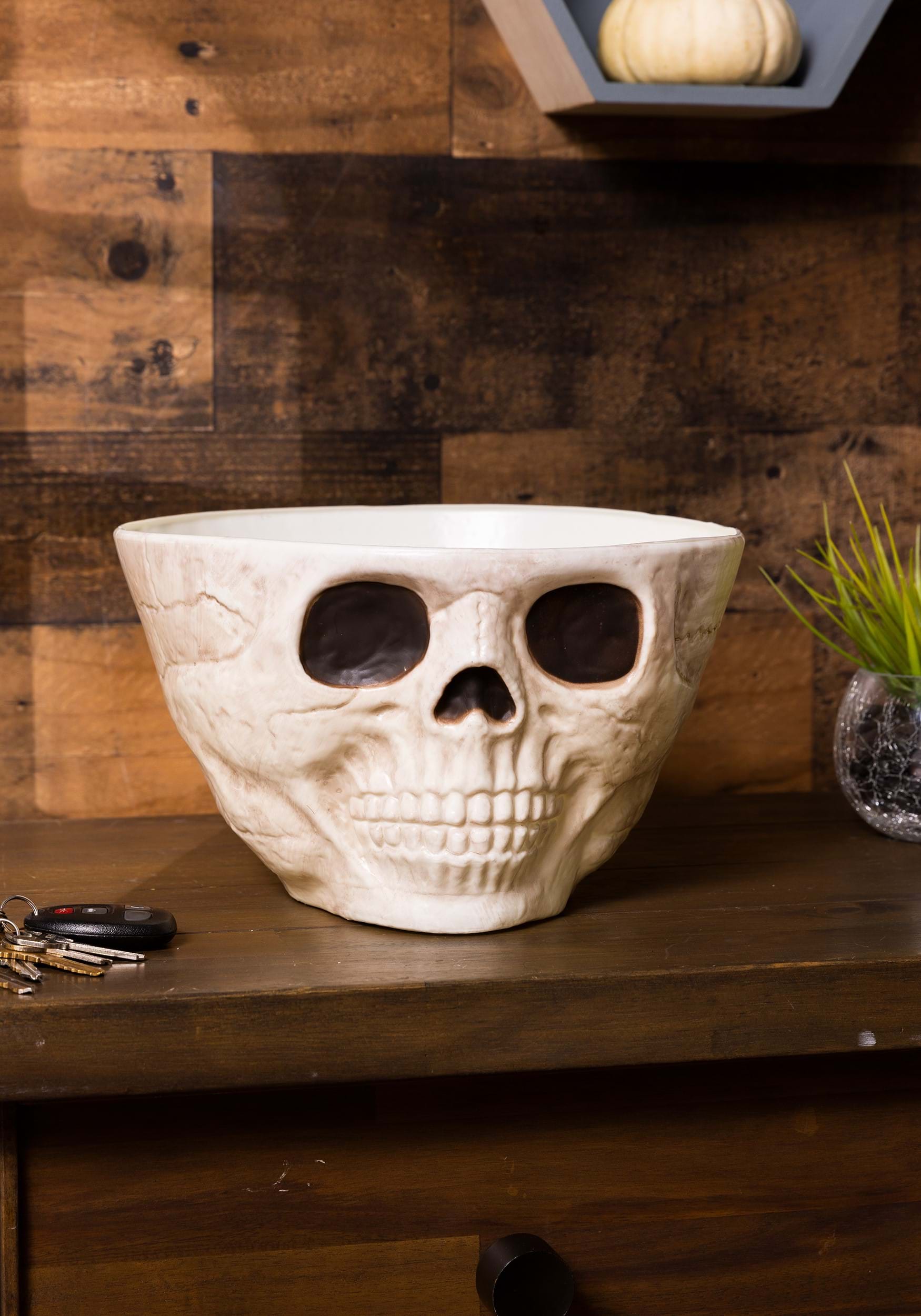 Skull Wide Candy Bowl