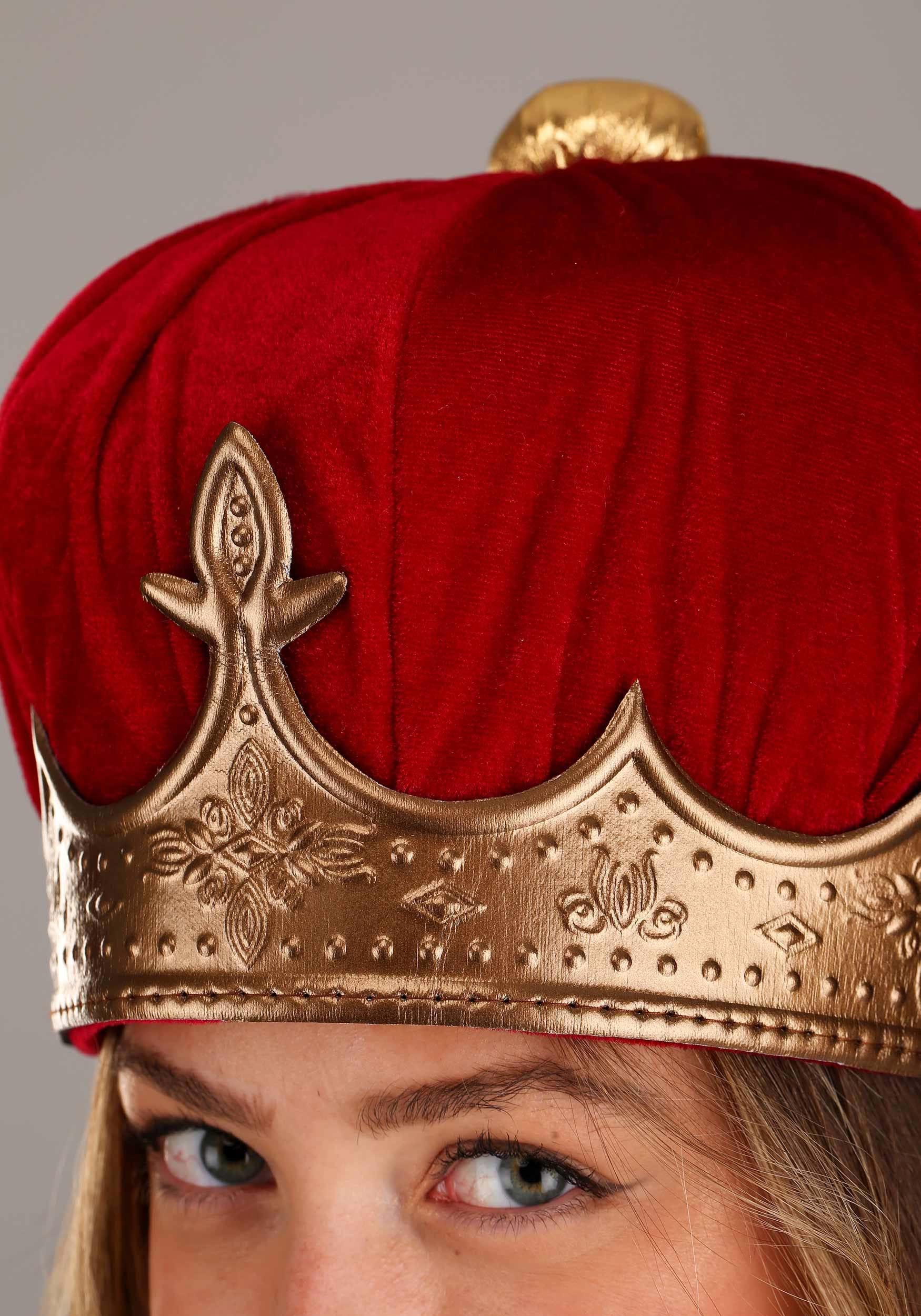 Plush Fancy Dress Costume Crown For Women