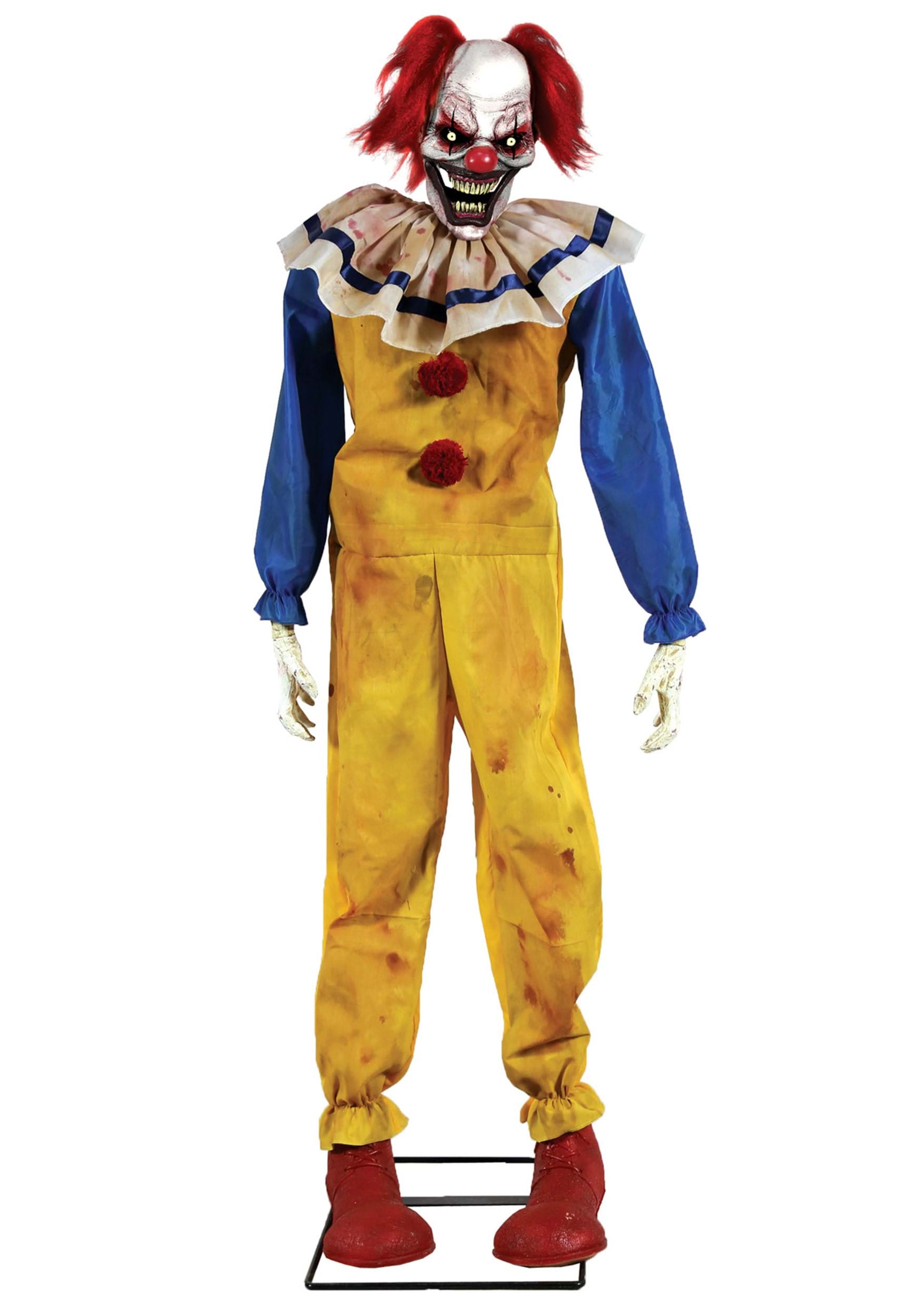 Scary Animated Twitching Clown Prop