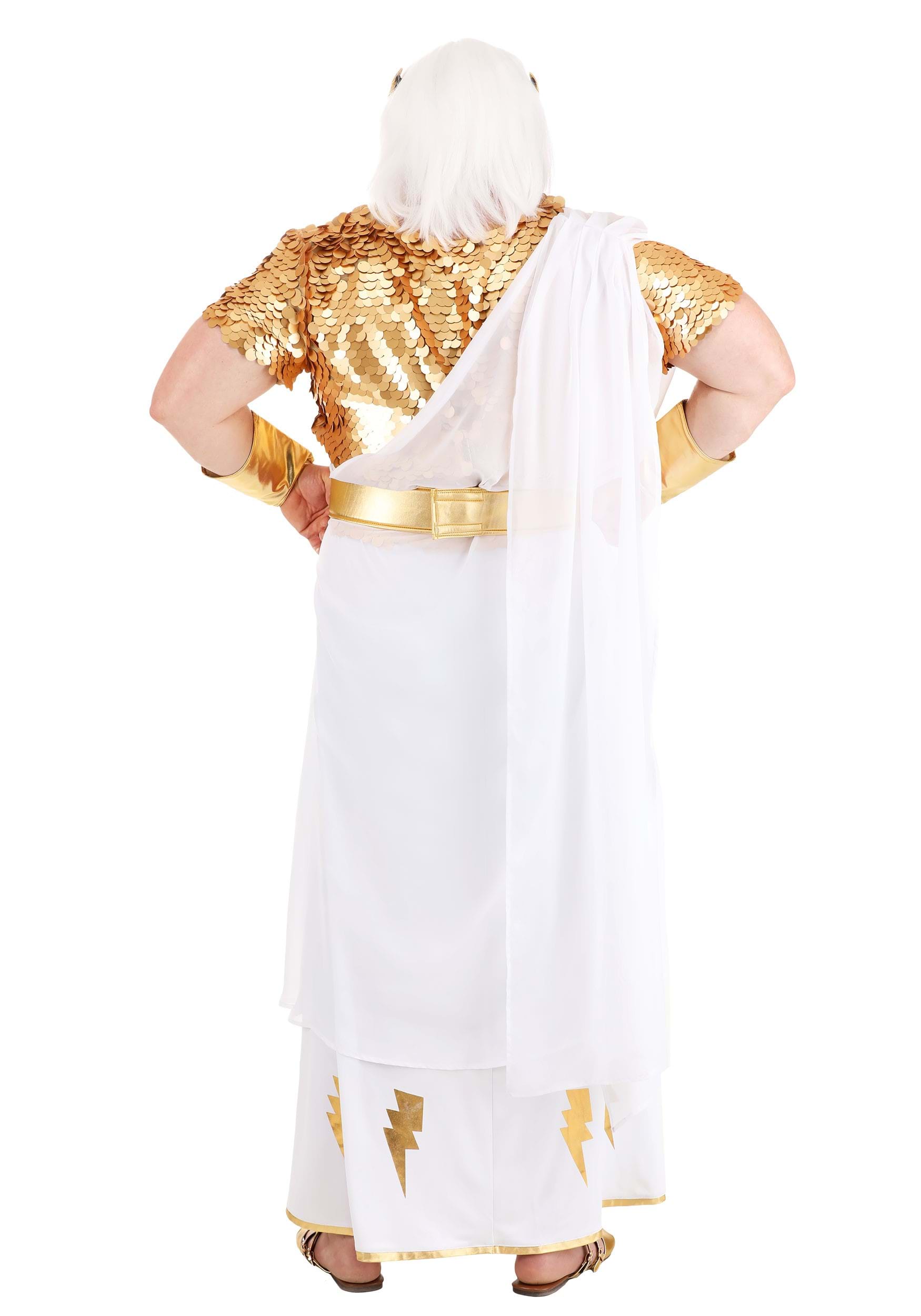 Men's Plus Size Deluxe Zeus Fancy Dress Costume