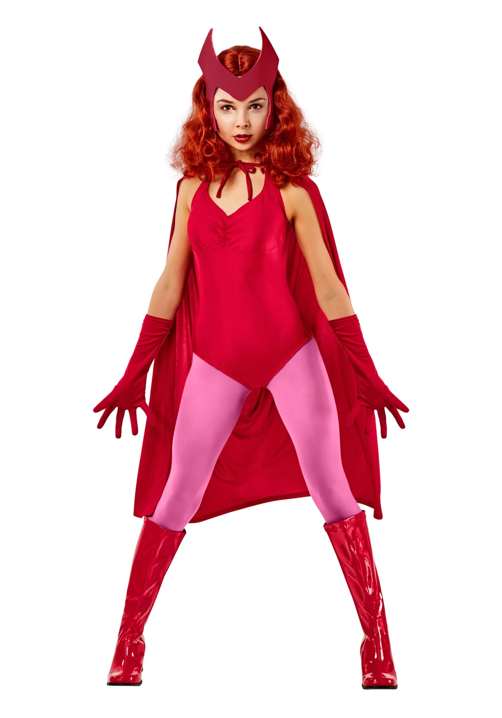 Women's Deluxe Scarlet Witch Costume