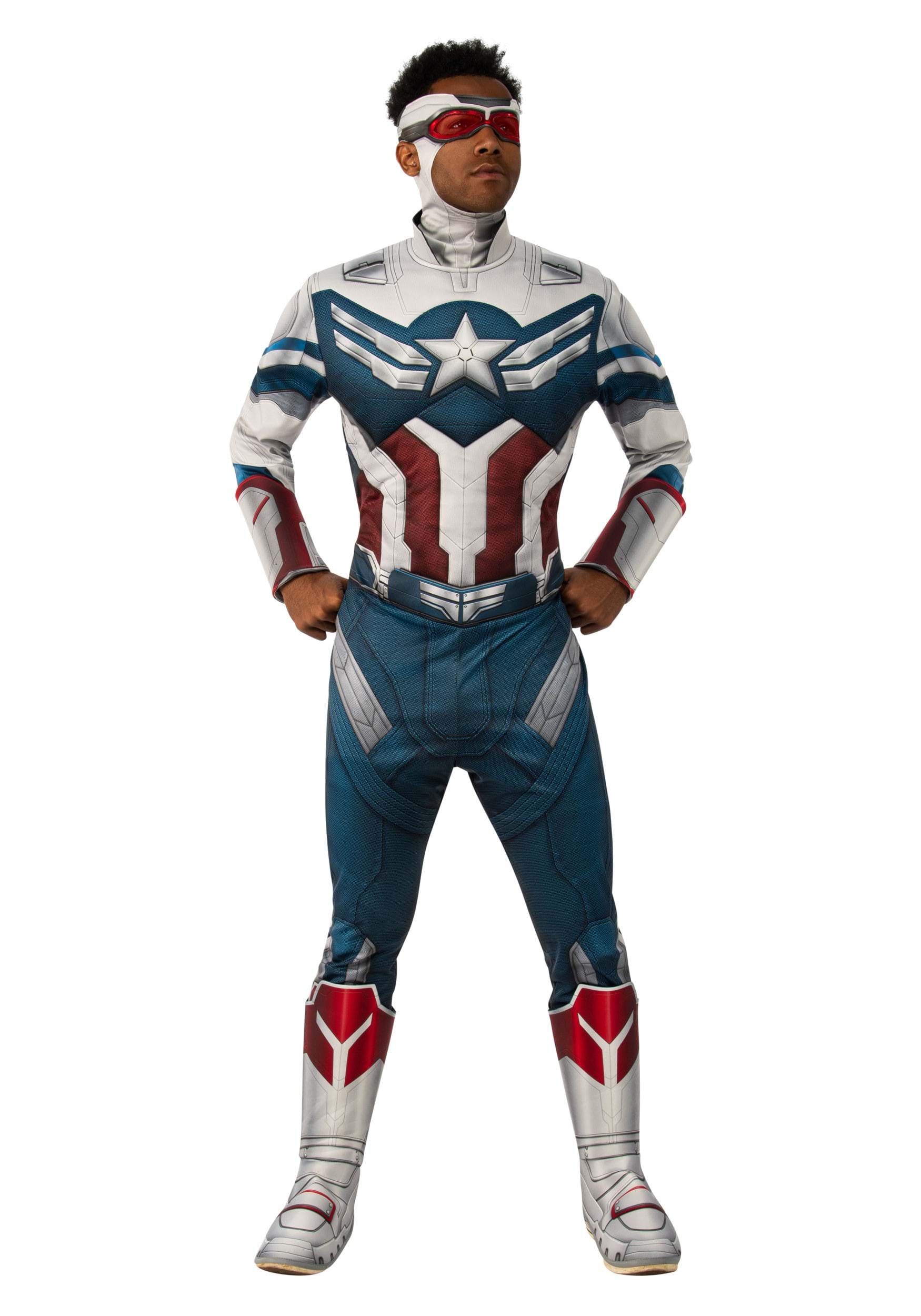 Civil War Captain America Costume Suit (Replica) : Movie/Comic.  Cordura/Leather | costumereplicacave