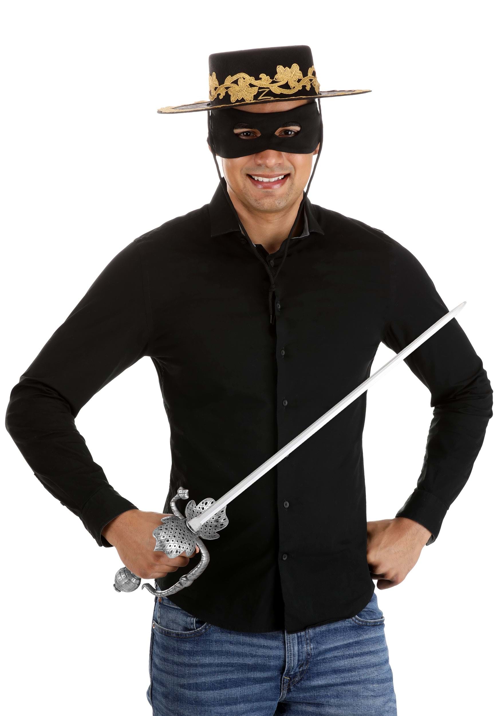 Zorro Fancy Dress Costume Fancy Dress Costume Kit