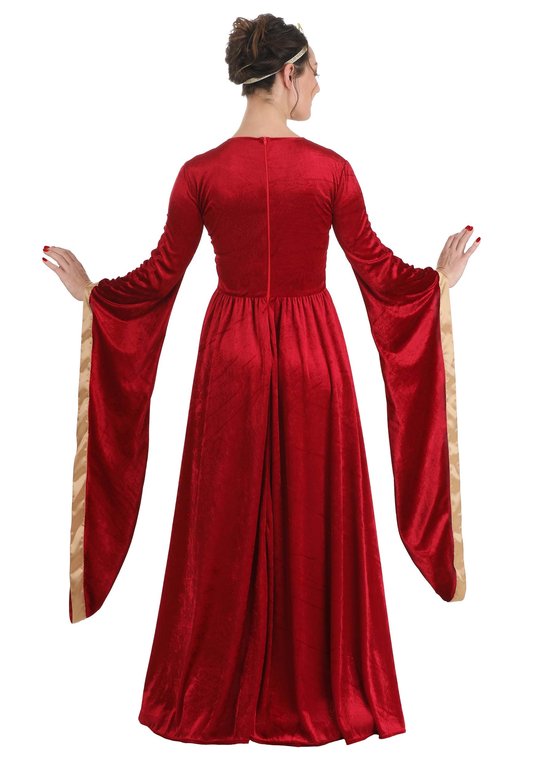 Adult Renaissance Maiden Fancy Dress Costume , Historical Fancy Dress Costumes