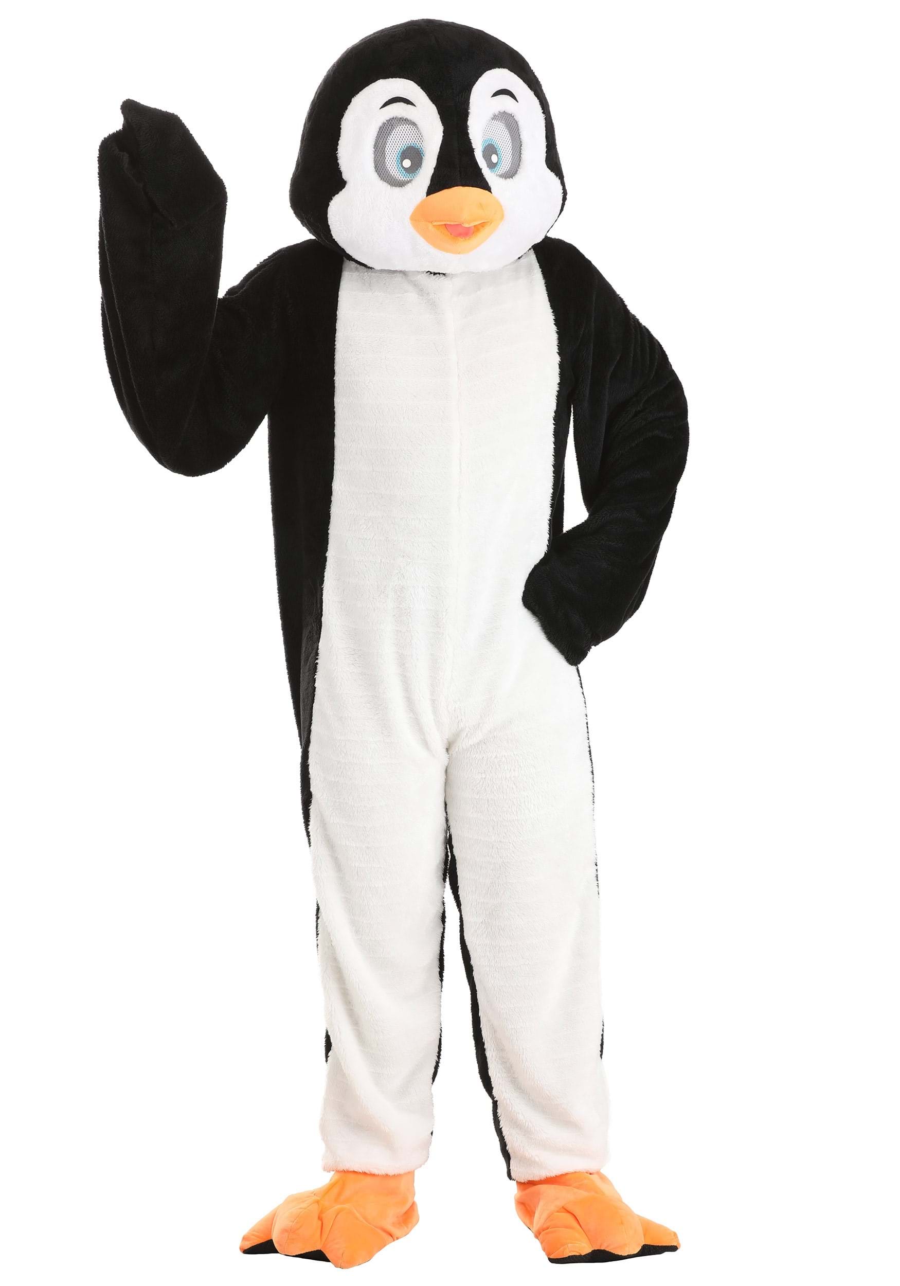 Penguin Mascot Fancy Dress Costume For Adults