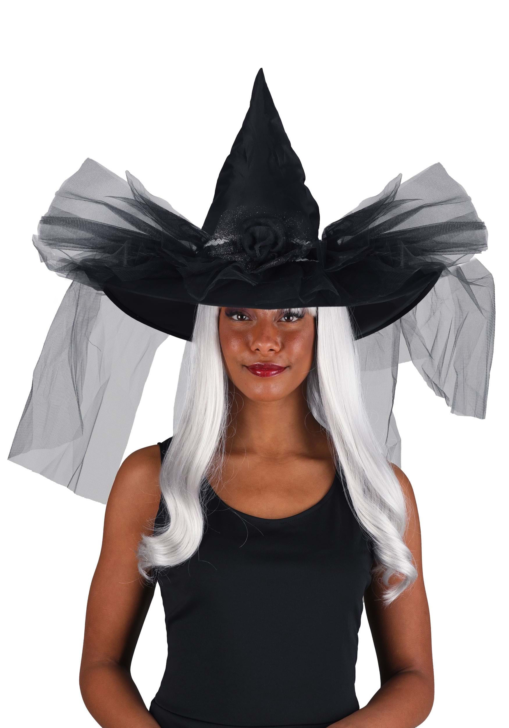 Deluxe Women's Chic Witch Hat , Fancy Dress Costume Hats