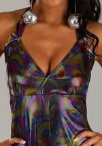 Women's Sexy Disco Jumpsuit Costume Alt 1