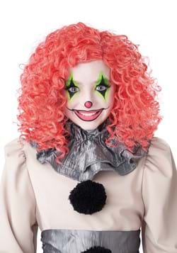Glow in the Dark Bright Red Curly Clown Wig