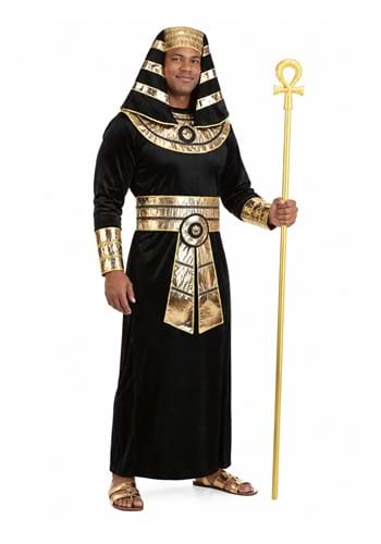 Adult Deluxe Pharaoh Black Robe Costume New Main