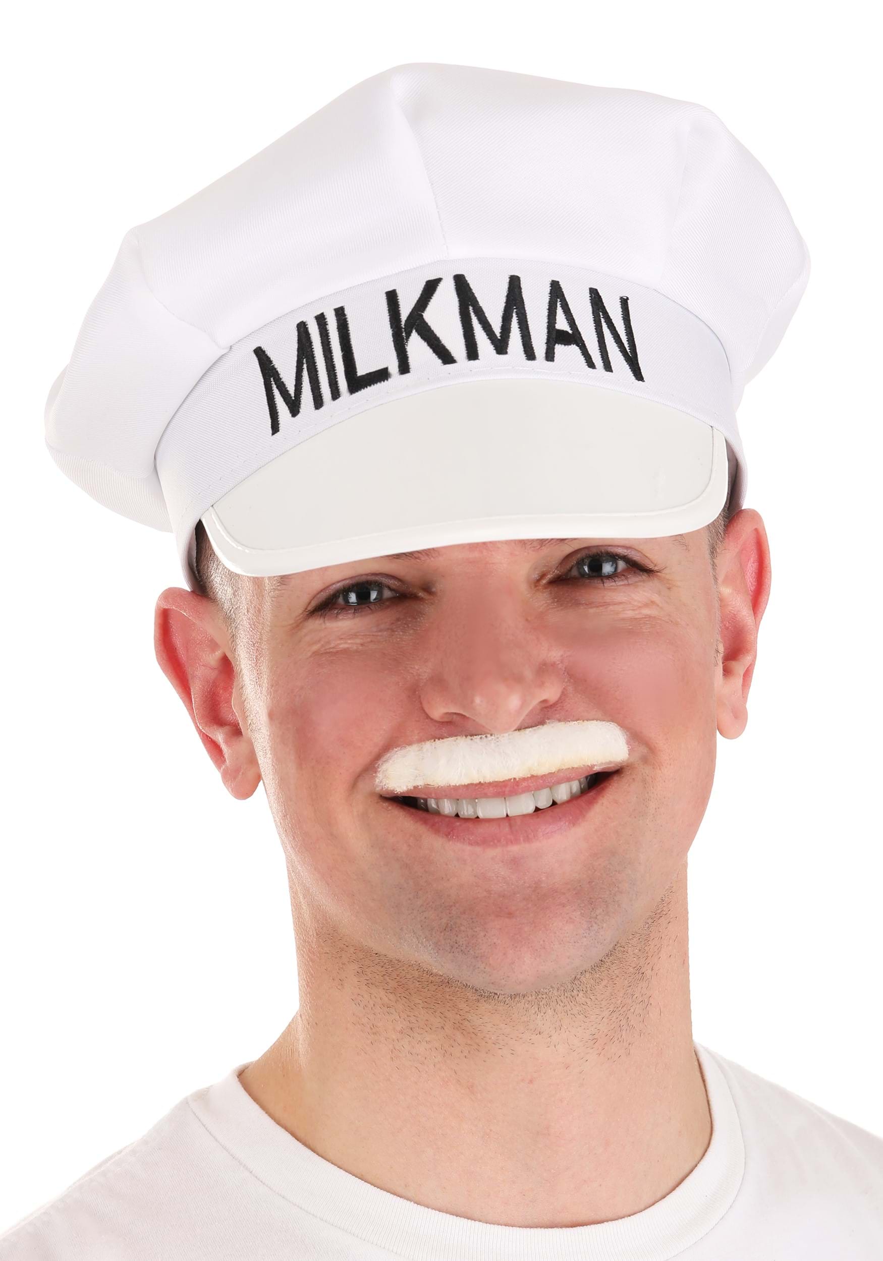 Milkman Hat and Mustache Accessory Kit