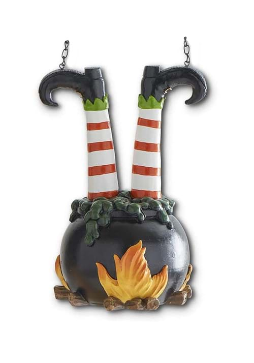 105 Inch Witch Legs in Cauldron Arrow Figure