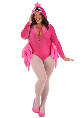 Exclusive Plus Size Womens Feisty Flamingo Costume