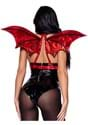 Red Iridescent Vinyl Devil Wing Body Harness