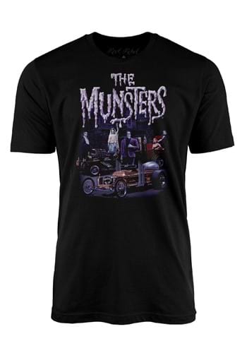 Adult The Munsters Family Car Graphic T Shirt