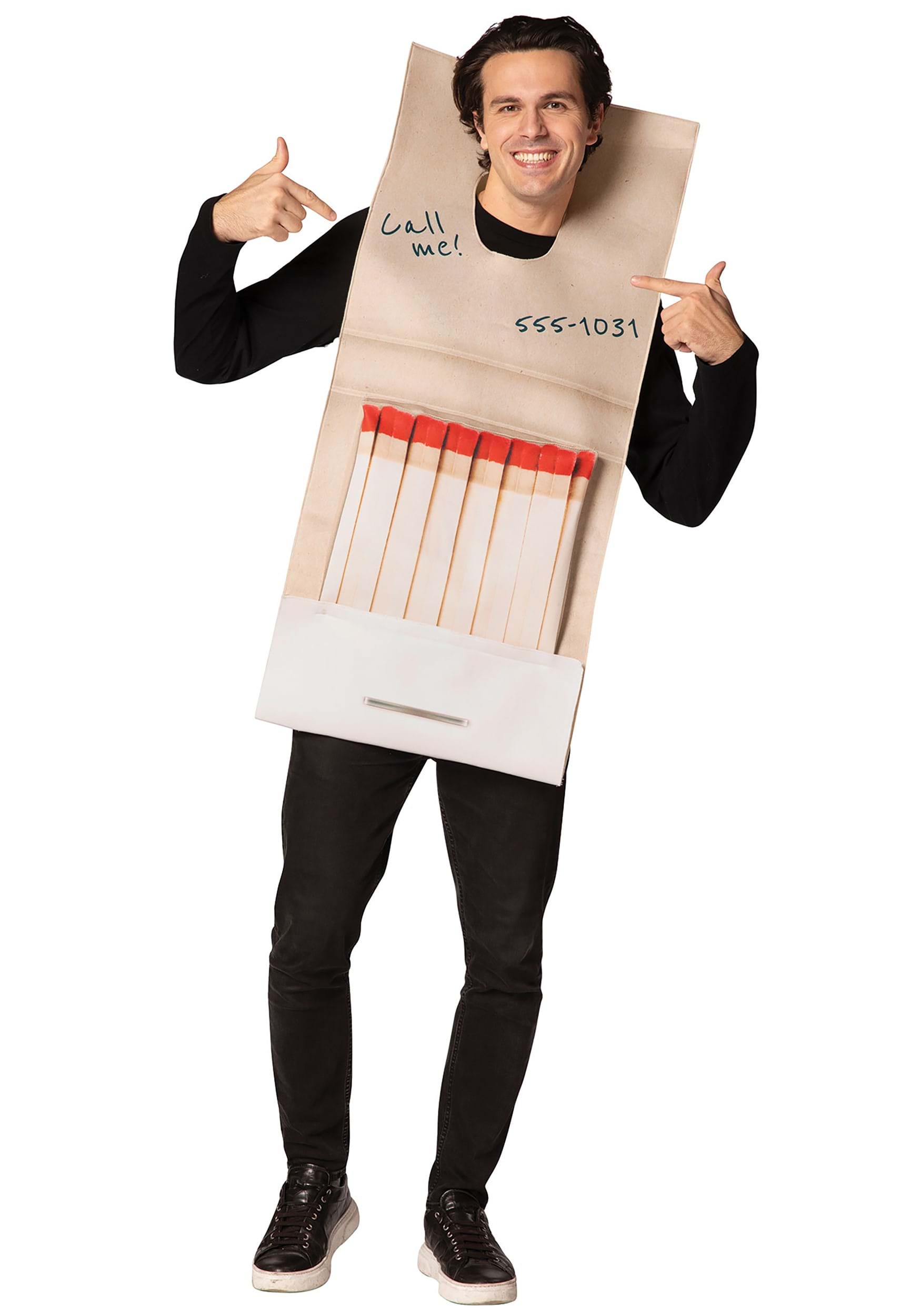 Book Of Matches Adult Fancy Dress Costume