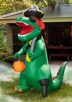 7 Foot Inflatable Pirate Dinosaur Decoration