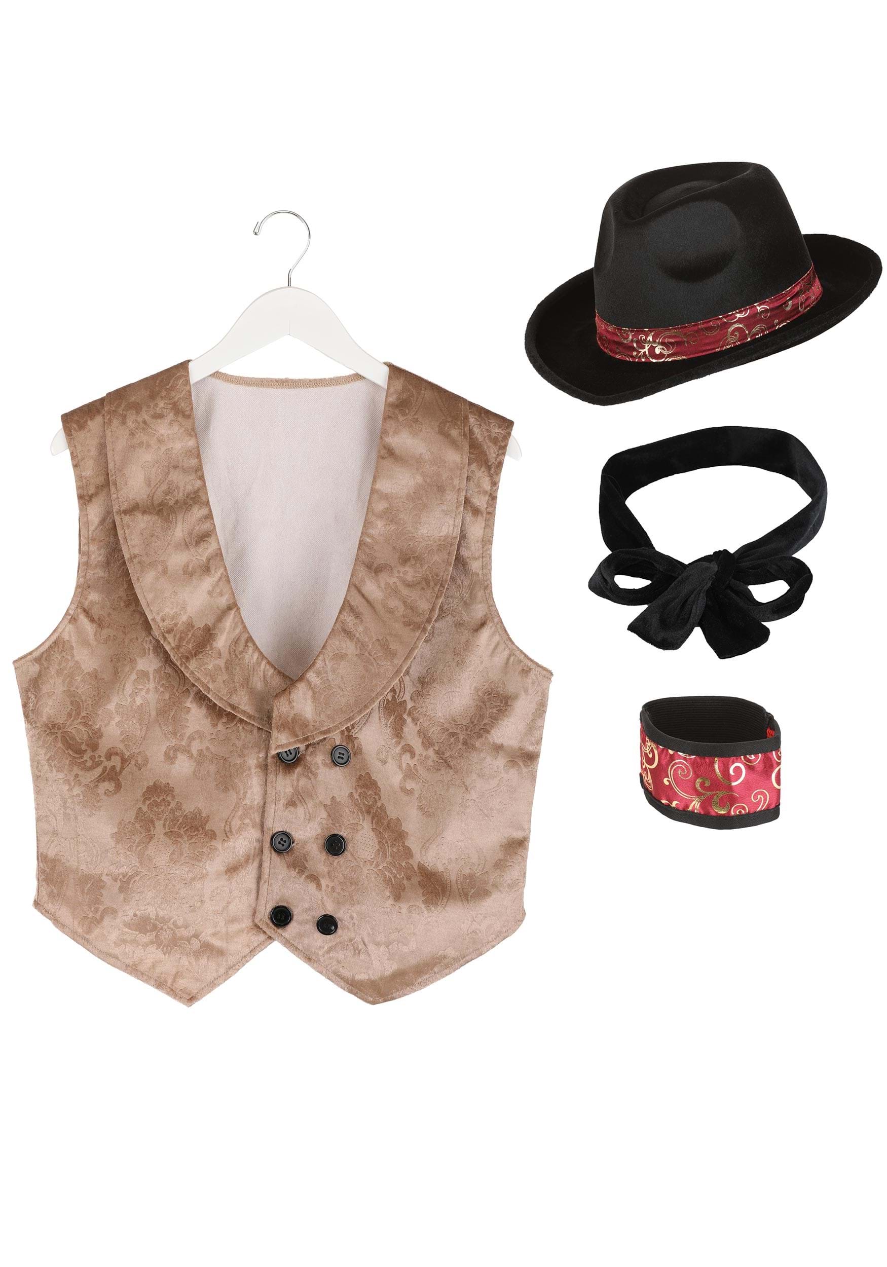 Gambler Men's Fancy Dress Costume Kit