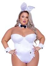 Plus Size Women's Playboy White Bunny Costume