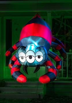 5FT Tall Hanging Three Eyed Spider Inflatable Deco