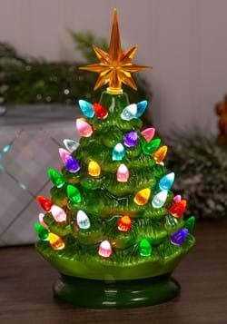 10" Tabletop Ceramic Christmas Tree