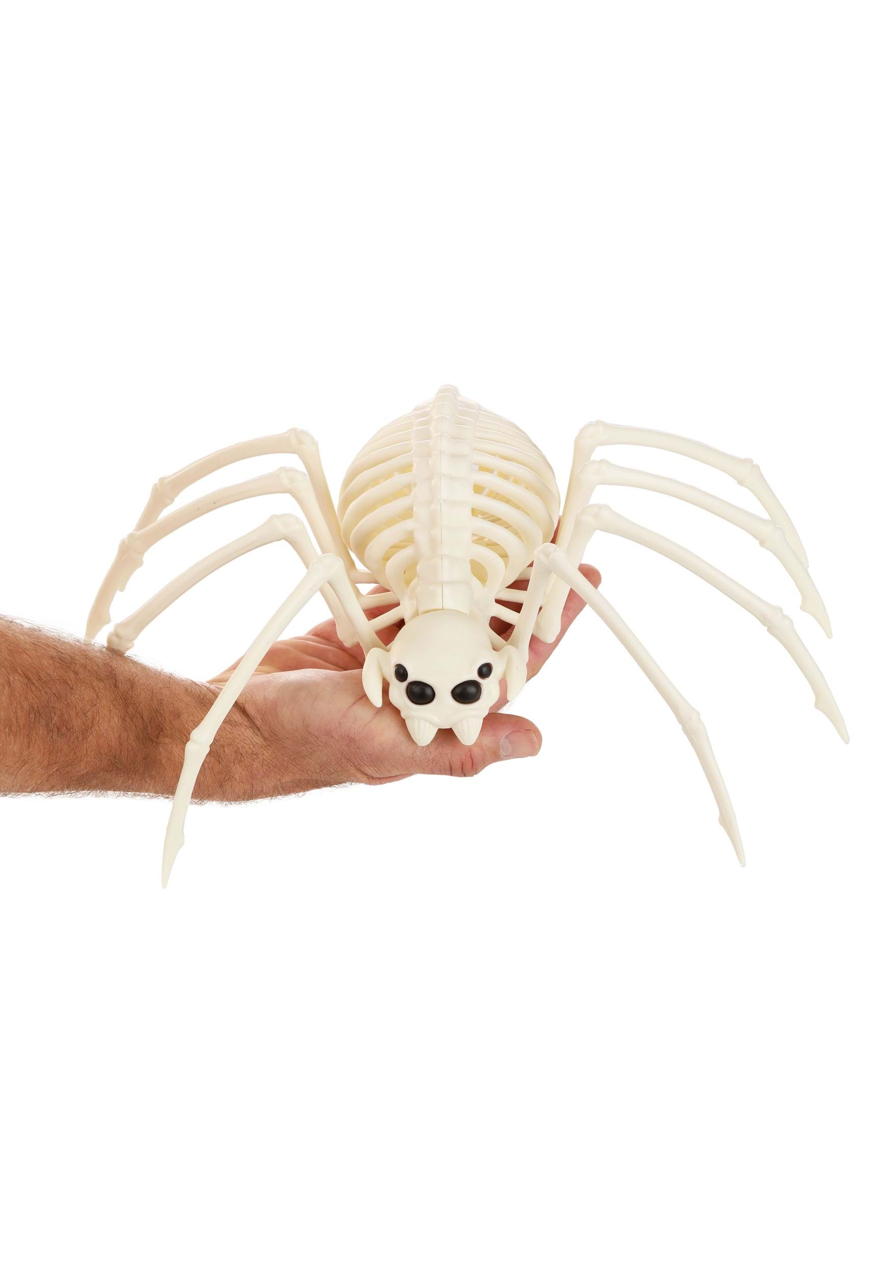 13.6 Inch Black Light Spooky Ghostly Spider Skeleton , Halloween Decor