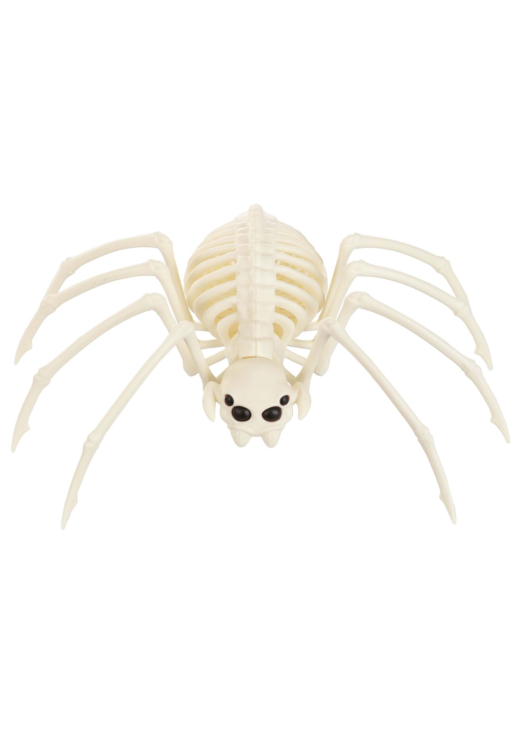 13.6 Inch Black Light Spooky Ghostly Spider Skeleton , Halloween Decor