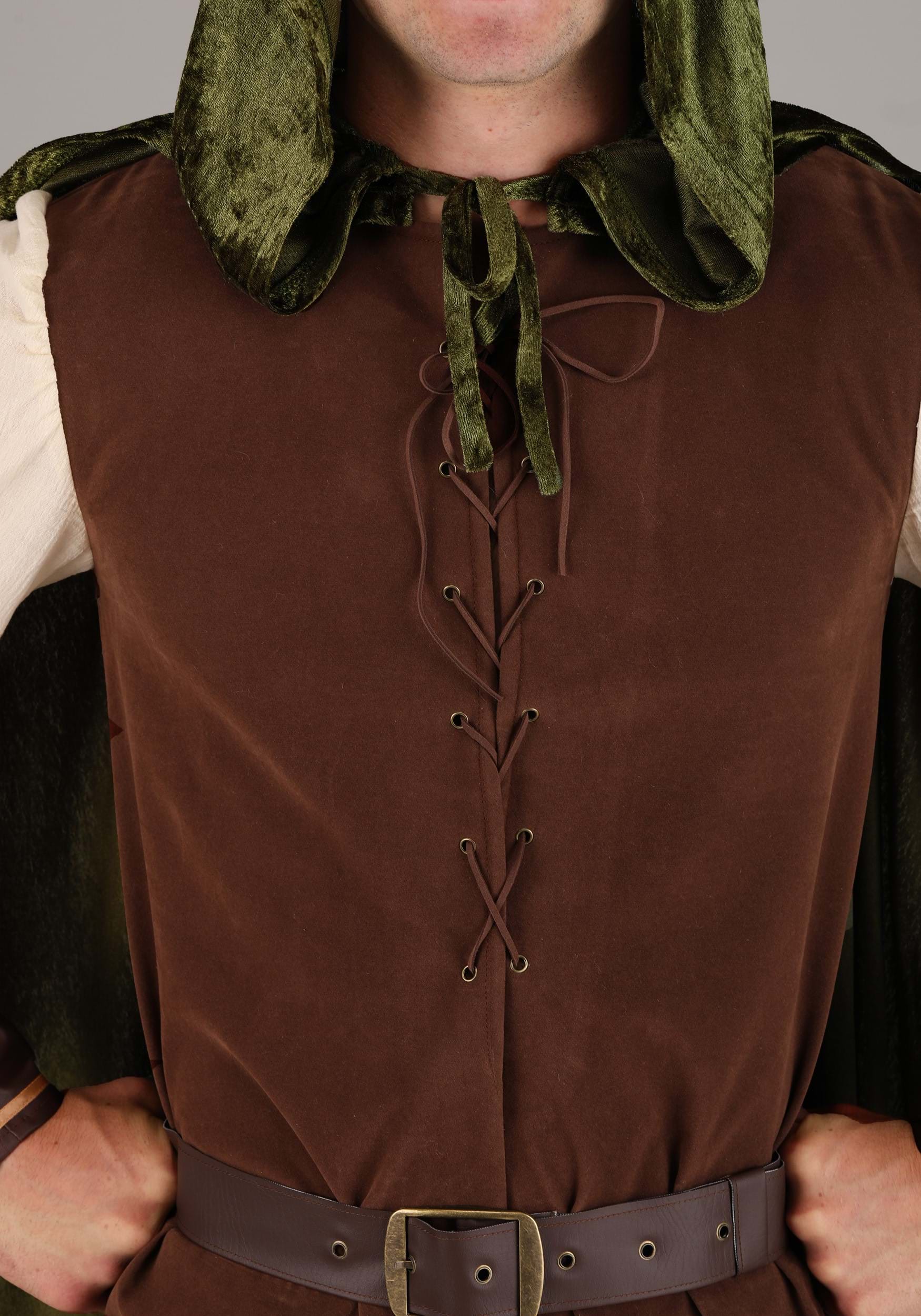 Adult Deluxe Robin Hood Fancy Dress Costume