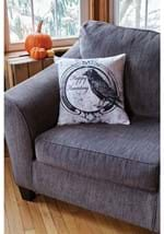 18" Happy Haunting Raven Pillow Cover Alt 1