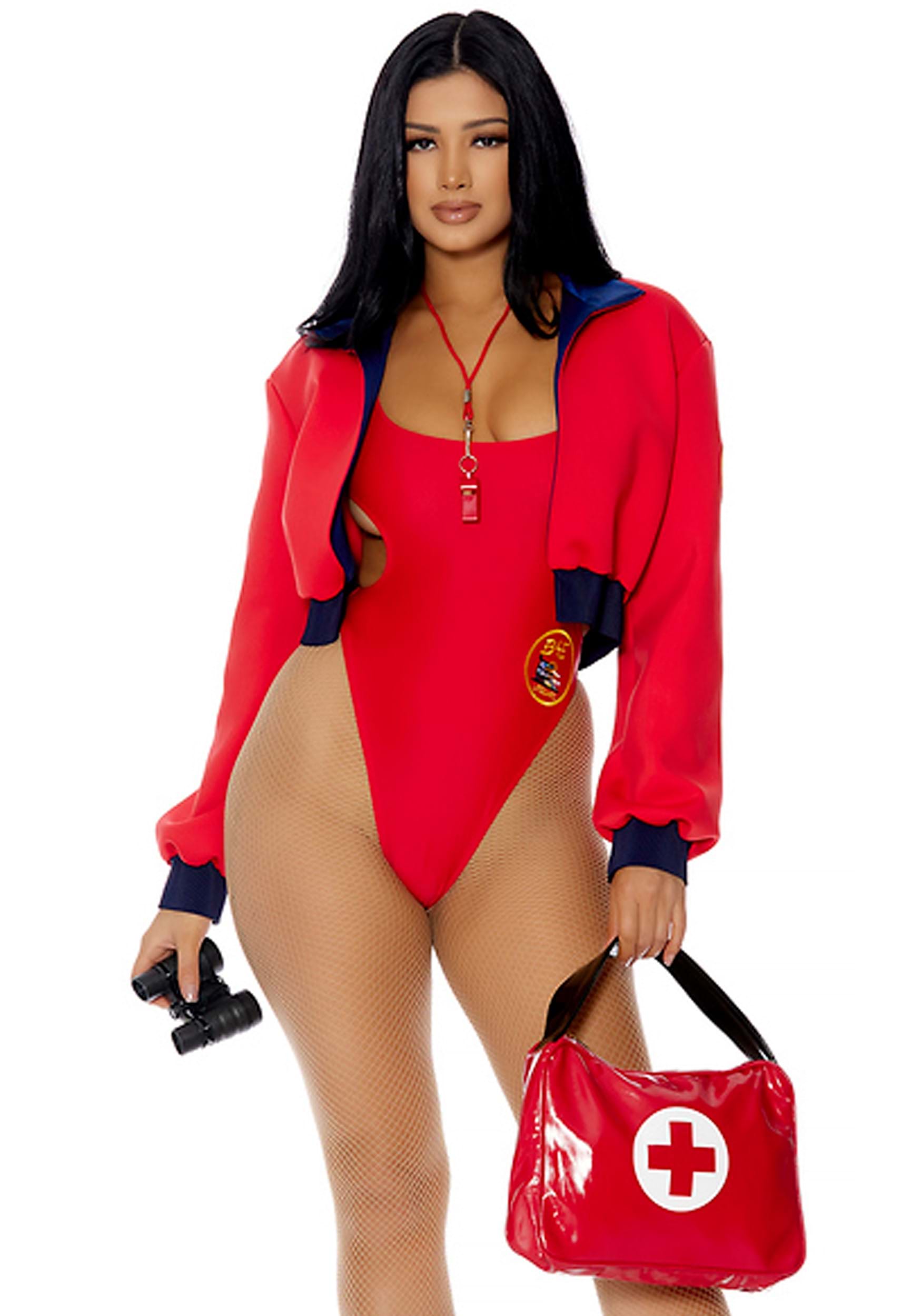 Women's Lifeguard Watch Out Bae Fancy Dress Costume
