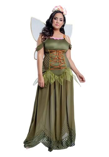 Plus Size Rose Fairy Princess Costume for Women